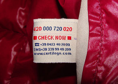 moncler code certilogo
